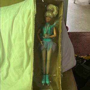 Fashion Doll with Skates - Blue Outfit